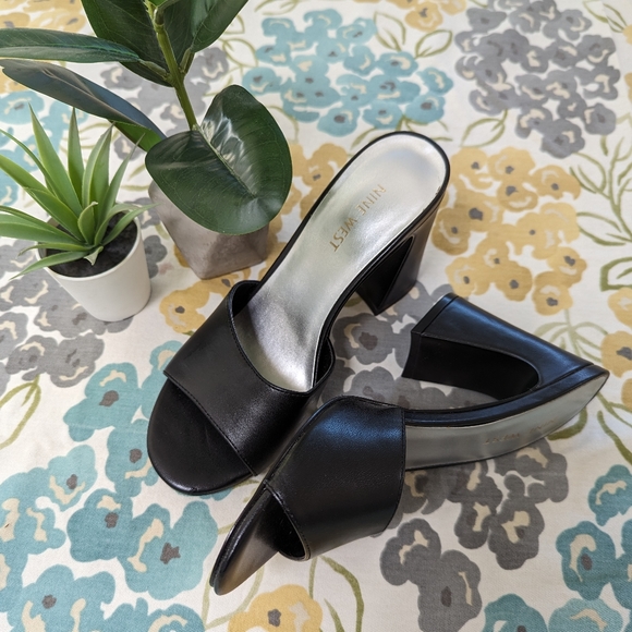 Nine West Teice Heeled Slide Sandals - Picture 3 of 7